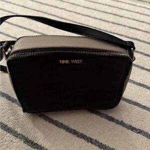 Nine West Black and Gray Bag
